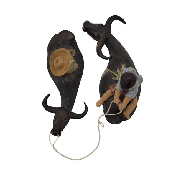 Shiwan Mudman Boy on Water Buffalo - Picture 2 of 5